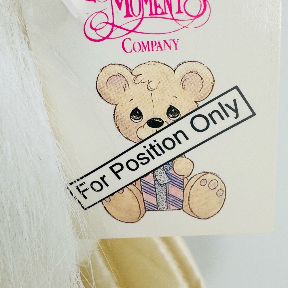 Precious Moments Cupid Bear Plush Angel W/Tag 1994 Vintage Stuffed Animal 15” - Picture 2 of 10